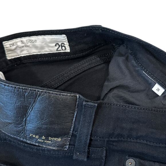 Rag & Bone Wren High Rise Slim Straight Leg Jeans - Picture 7 of 8